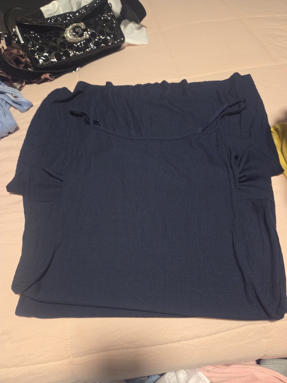 Skims Navy Blue Maxi Dress